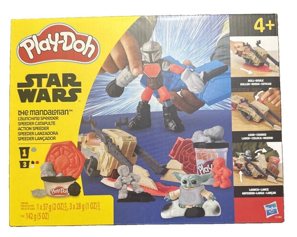 Play-Doh Star Wars Mandalorian Mando Grogu Speeder NEW